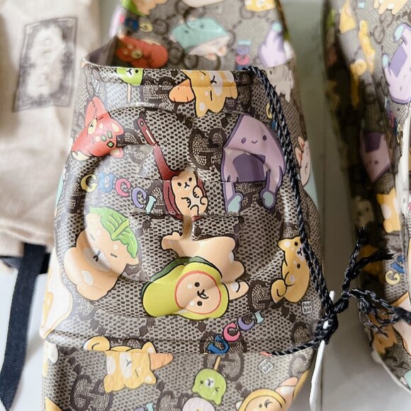 Gucci x Pikarar Kawaii Supreme Interlocking GG Platform Rubber Slide EU 36 *Auth - Picture 9 of 14